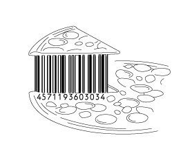 Pizza barcode